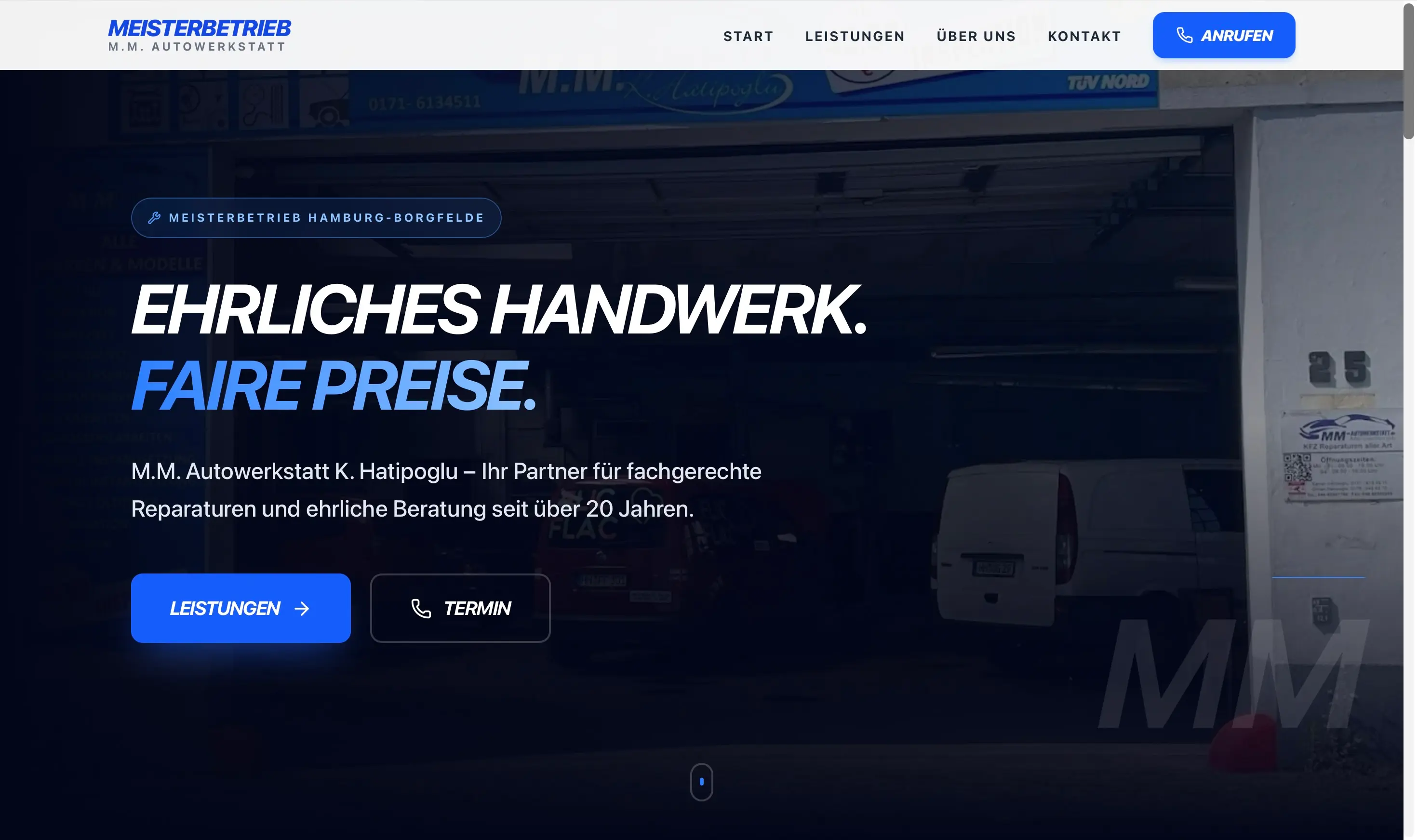 M.M. Autowerkstatt Desktop